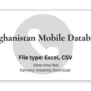 Afghanistan mobile database