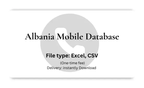 Albania mobile database