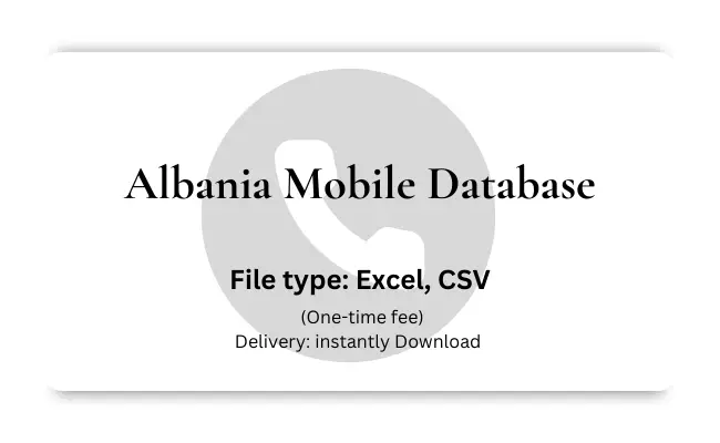 Albania mobile database