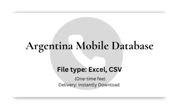 Argentina mobile database