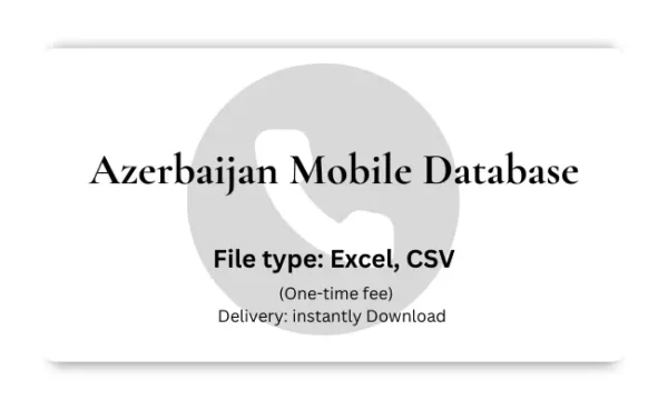 Azerbaijan mobile database