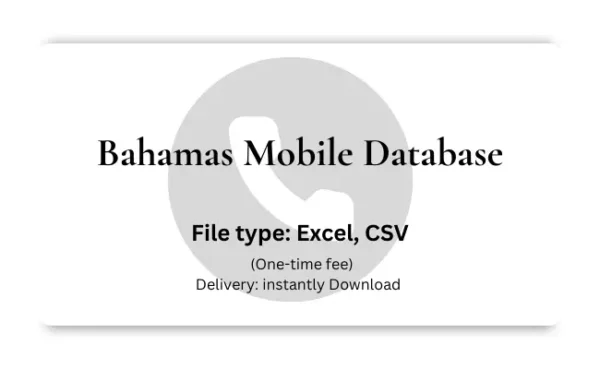 Bahamas mobile database