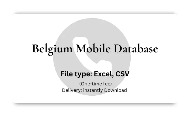 Belgium mobile database