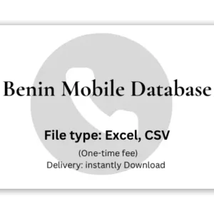 Benin mobile database