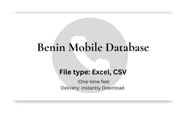 Benin mobile database