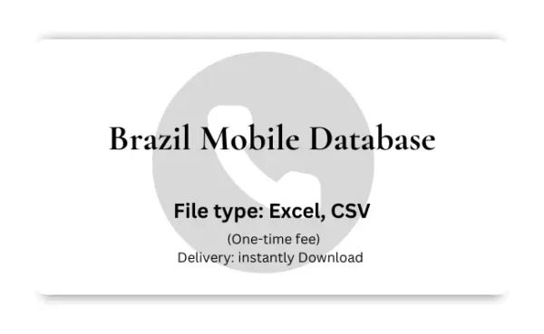 Brazil mobile database