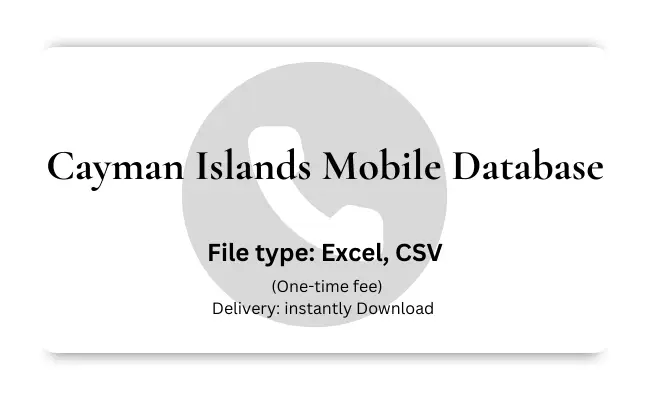 Cayman Islands mobile database