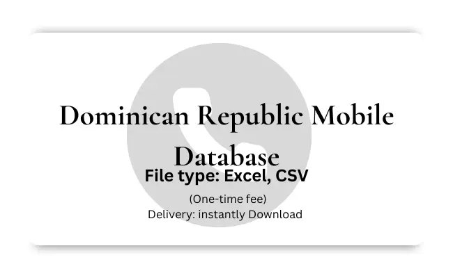 Dominican Republic mobile database