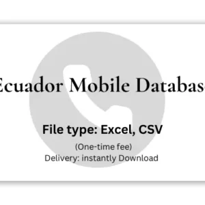 Ecuador mobile database