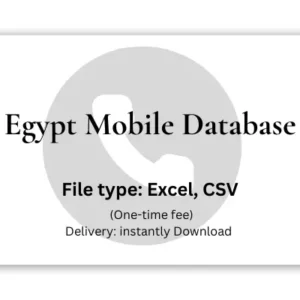 Egypt mobile database