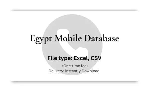 Egypt mobile database