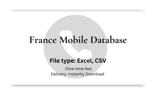 France mobile database