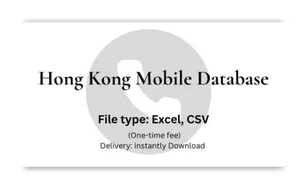 Hong Kong mobile database