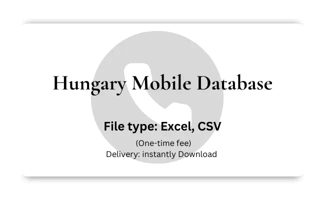 Hungary mobile database