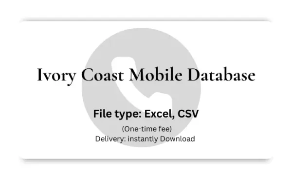 Ivory Coast mobile database