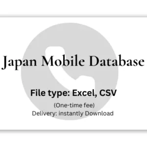 Japan mobile database