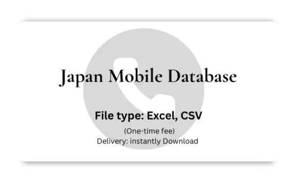 Japan mobile database