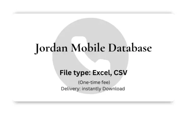 Jordan mobile database