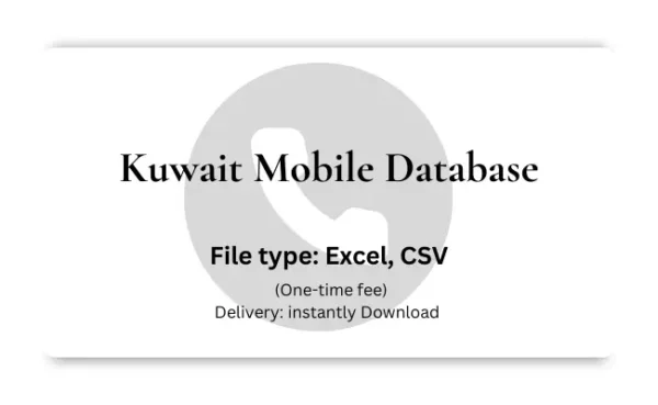 Kuwait mobile database