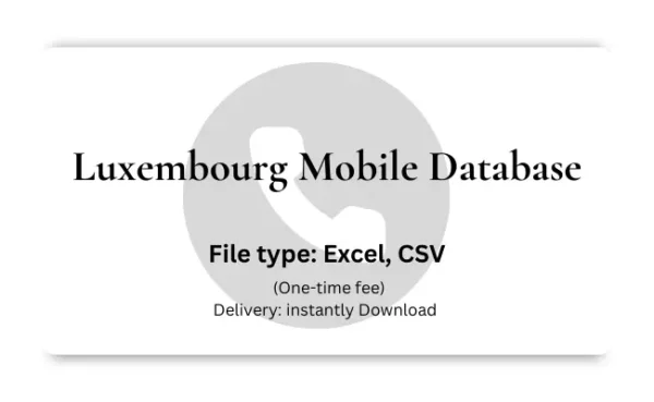 Luxembourg mobile database