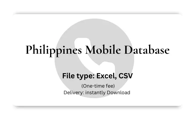 Philippines mobile database