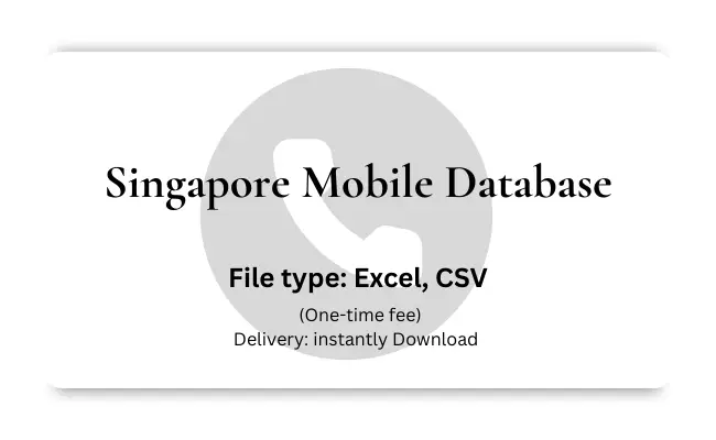 Singapore mobile database