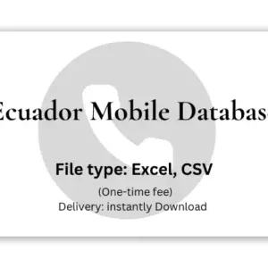 Ecuador mobile database