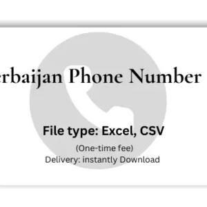 Azerbaijan phone number list