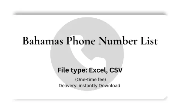 Bahamas phone number list