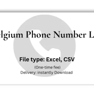 Belgium phone number list