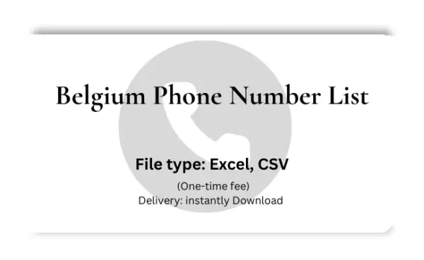 Belgium phone number list