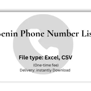 Benin phone number list