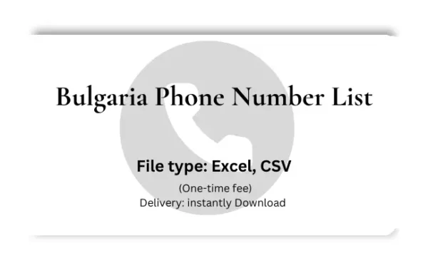 Bulgaria phone number list