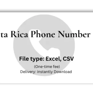 Costa rica phone number list