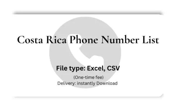 Costa rica phone number list