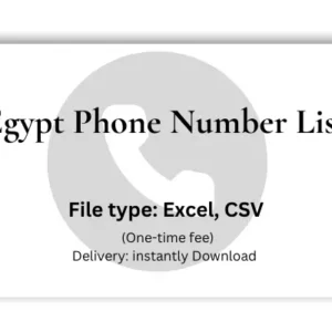 Egypt phone number list