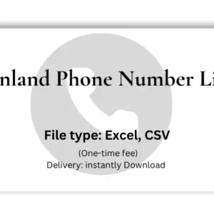 Finland phone number list