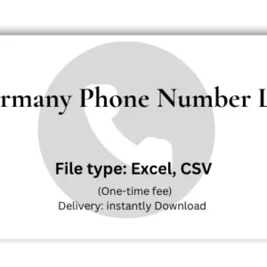 Germany phone number list