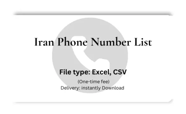 Iran phone number list