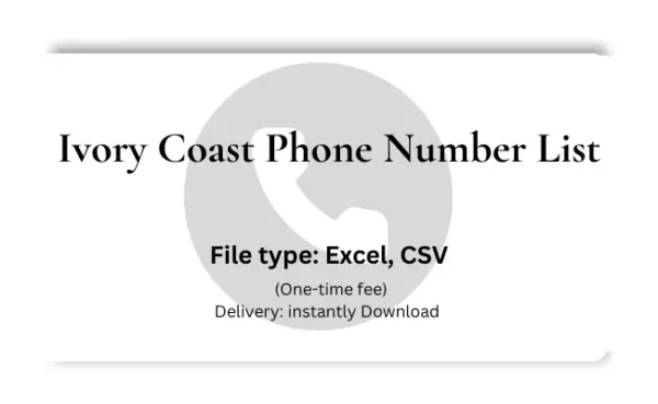 Ivory coast phone number list