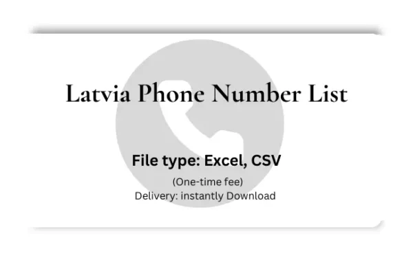 Latvia phone number list