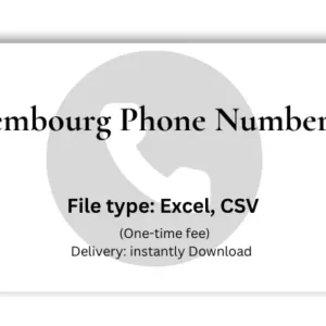 Luxembourg phone number list