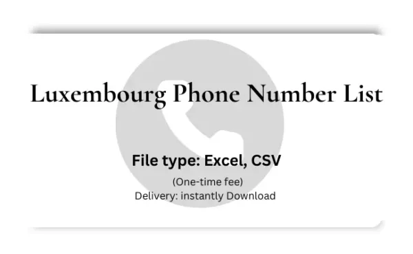 Luxembourg phone number list