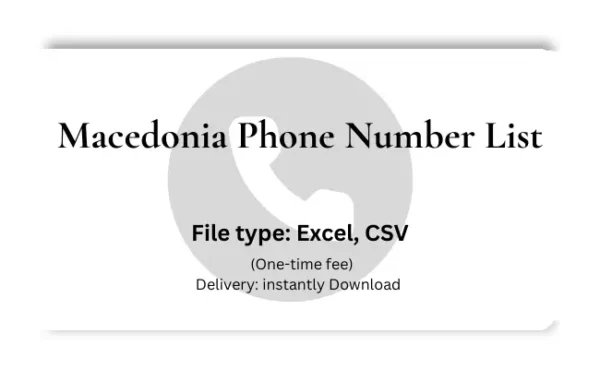 Macedonia phone number list