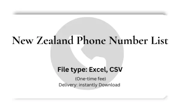 New zealand phone number list