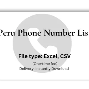 Peru phone number list