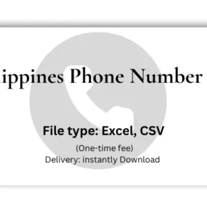 Philippines phone number list