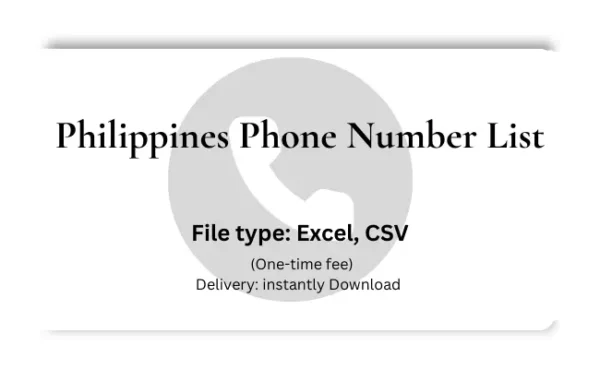 Philippines phone number list