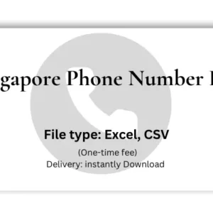 Singapore phone number list