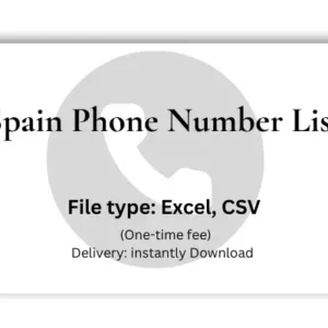 Spain phone number list